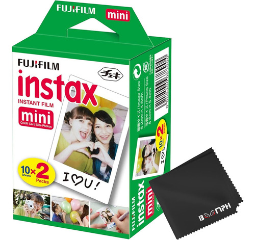Película Para Cámara Instantánea Fujifilm Instax Mini: 20 To