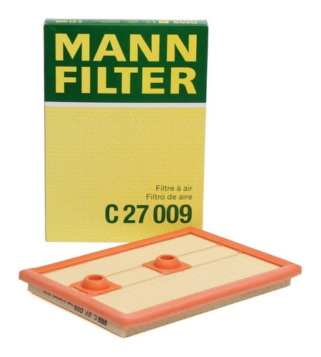 Mann Filter C 27 009 Filtro Aire Seat Leon, Toledo- Vw Golf,jetta,tiguan -audi A3 (c27009)