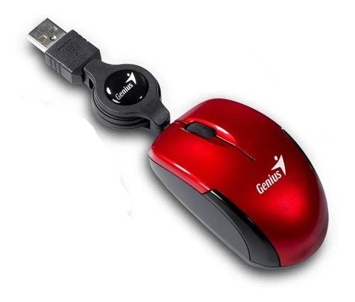 Mouse Genius Micro Traveler Ruby Usb Jmc