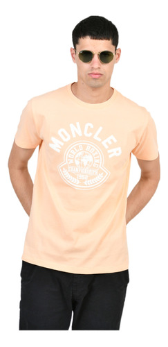 Remera Moncler Estampada Hombre Regular Premium Lisa Estampa