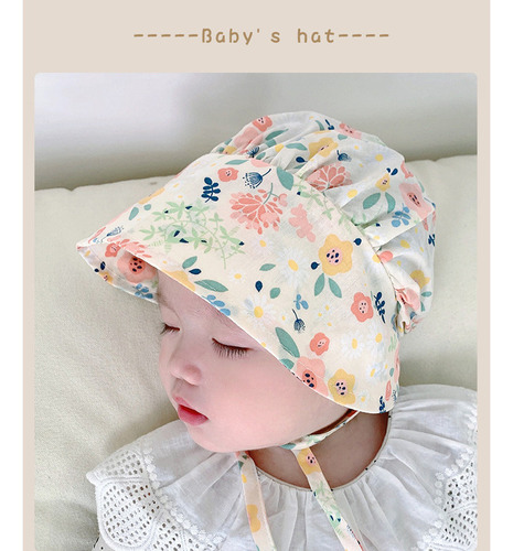 Gorro De Bebé Algodón Puro Recién Nacido Niña Gorro Baotou