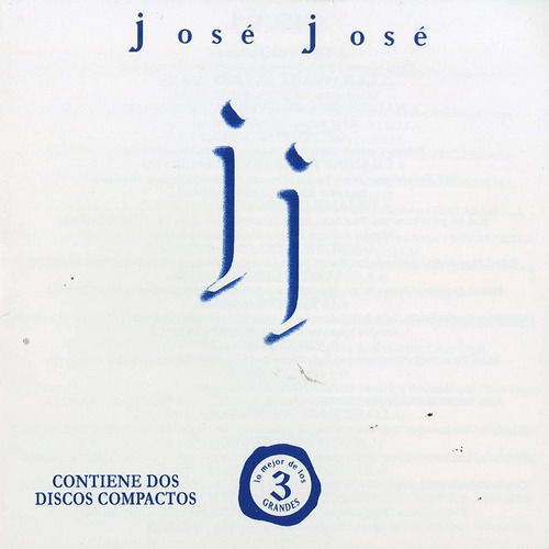 Jose Jose - Lo Mejor De Los 3 Grandes - Boxset 2 Discos Cd 