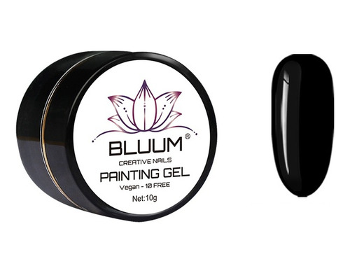 Gel Paint Profesional Bluum 10g Negro