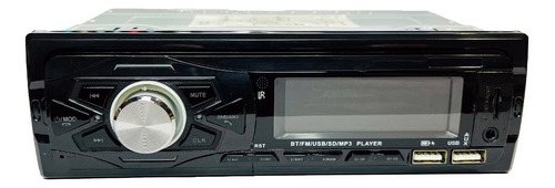 Radio Auto 1 Din Bluetooth Usb Mp3 Microsd Aux Fm 60watts X4