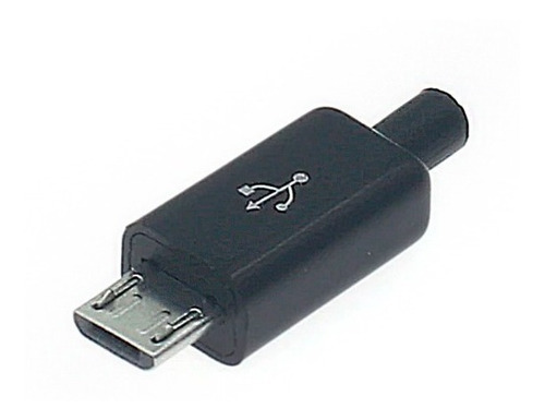 Imagen 6 de 6 de Ficha Conector Micro Usb B Macho 5 Pines