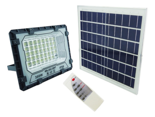 Proyector Solar Led 300 Watt 472 Led C/ Panel Control Remoto