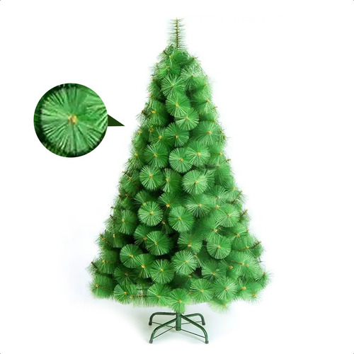Árbol Navidad Pino Tet 1.5m Pascua Artificial Frondoso Verde
