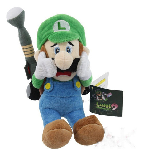 Super Mario Luigis Mansion Luigi Peluche Muñeca Niños Regalo