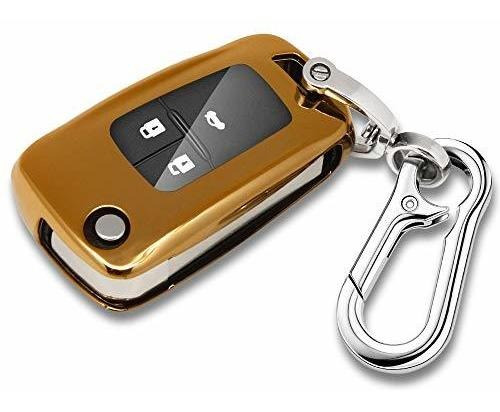 Carcasas Para Llaves - Qbuc For Chevrolet Key Fob Cover Soft