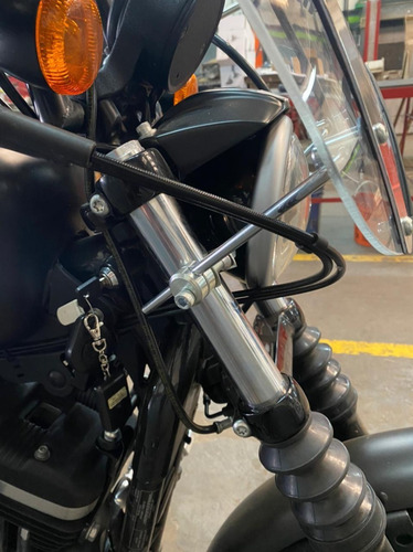 Parabrisas Moto Harley Davidson Sportster 39 Cm Con Soporte