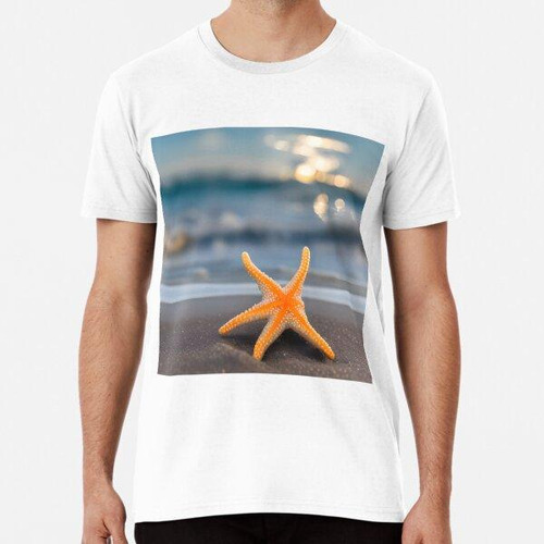 Remera Estrella De Mar En La Playa Algodon Premium