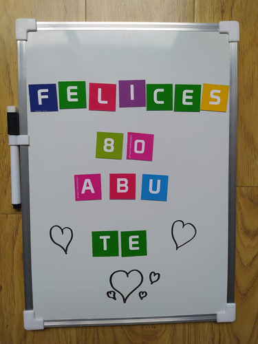 Pizarra Magnética Con Letras Niños Abc Juegos Aprendizaje