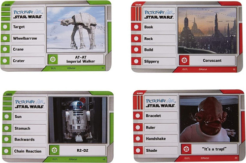 Juego De Mesa Pictionary Air Star Wars Para 2 Equipos