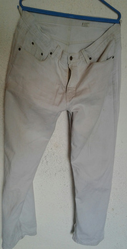 Vaquero Levis Blanco Talle 48 De Trabajo.