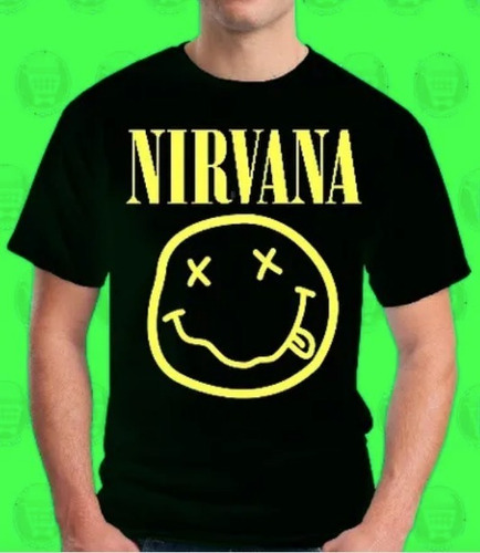 Camisetas Estampadas Algodón Todas Las Tallas Nirvana