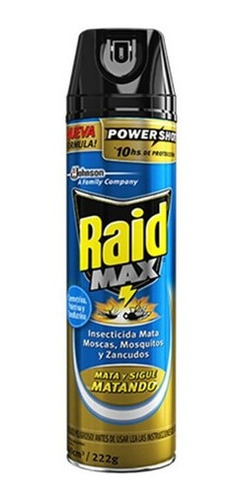 Insecticida Max Doble Acción Mosquitos Y Zancudos 360cc Raid