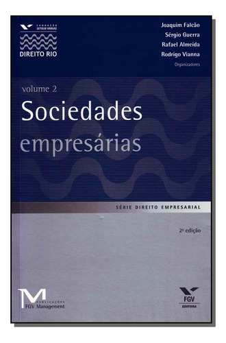 Libro Sociedades Empresarias Vol 02 02ed De Falcao Joaquim V