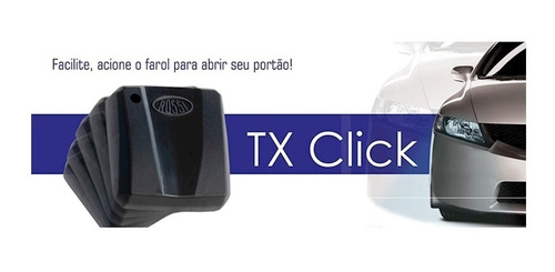 Controle Tx Car Rossi Aciona Portão Farol Alto Pisca Carro