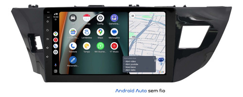 Multimidia Corolla 14/17 Android 14 2gb Octcaore Voz 10p 4g