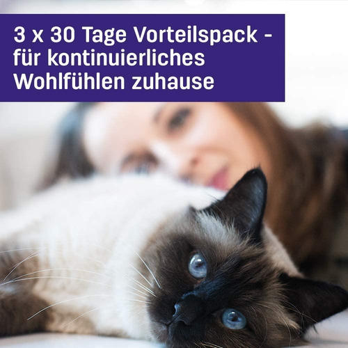 Imagen 6 de 7 de Feliway Difusor Classic Recarga 3 Pack Refil