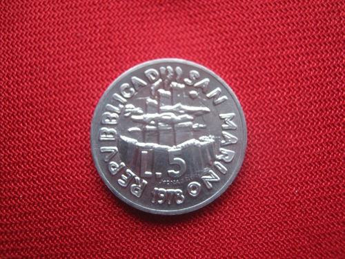 San Marino 5 Lira 1978 Barrenderos 