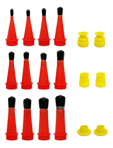 Aplicador De Boquilla De Silicona De Acero Inoxidable De 18