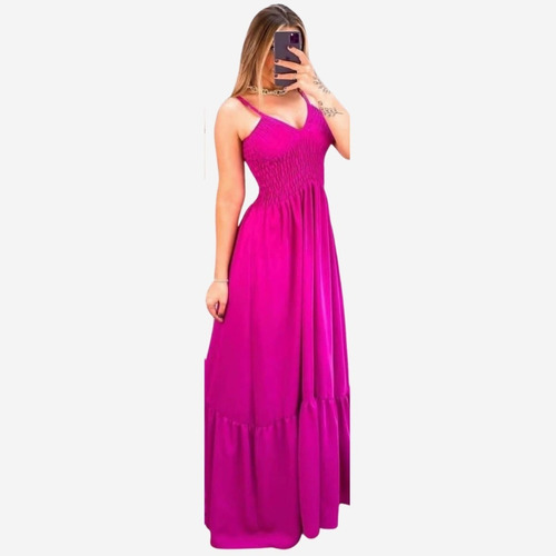 Vestido Longo Ano Novo Virada Reveillon De Alcinha Plus Size