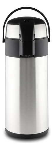 Pioneer Flasks Airpot, Termo Dispensador, Metal, Satin Fin