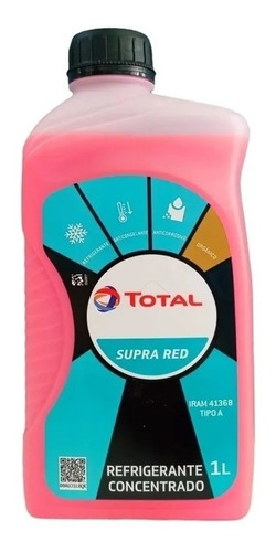 Total Glacelf Supra Red X 1 Litro (rojo)