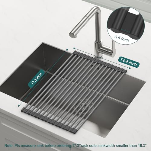 Escurridor De Platos Enrollable, Envuelto En Silicona Sobre