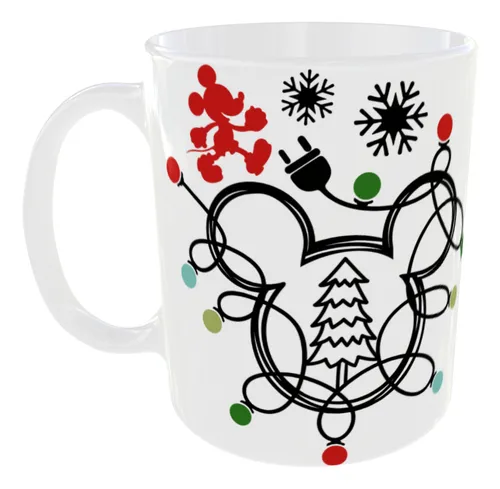 Set De Mugs Navidad Mickey Y Minnie