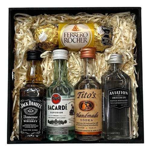 Kit Whisky + Ron + Vodka + Gin + Chocolates - Pérez Tienda -