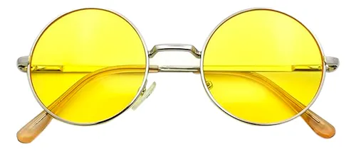 Gafas Redondas Estilo Ozzy Osbourne John Lennon Con Estuche