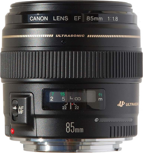 Imagem 1 de 6 de Lente Canon Ef 85mm F/1.8 Usm C/ Nf-e Garantia 1 Ano Canon