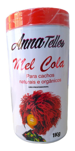 Mel Cola 1kg Anna Telles Para Cachos Naturais E Orgânicos