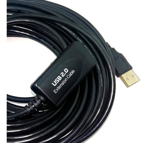 Imagem 4 de 7 de Extensão Usb 2.0 Amplificada Mouse Cam - 15 Metros Win Cabos