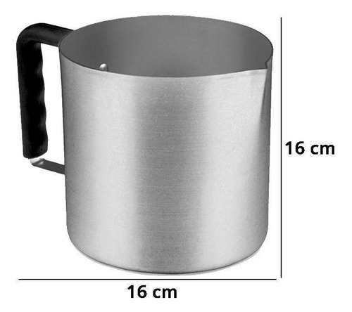 Caneca Hotel Em Alumínio Com Cabo Baquelite N°16 - 3,2 L