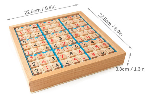 Juego De Rompecabezas De Madera Para Sudoku, Drawer Math Bra