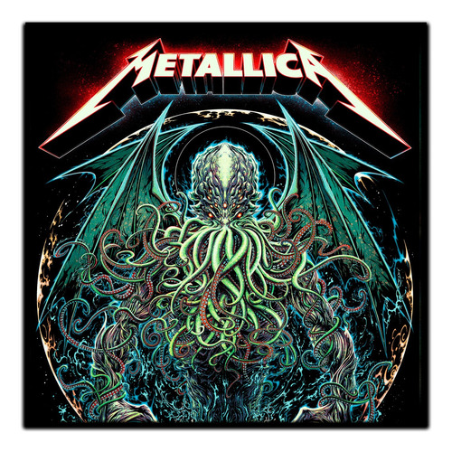 #431 - Cuadro Decorativo Vintage Metallica Rock Metal Poster
