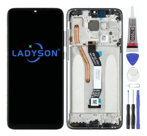 1 Para Xiaomi Redmi Note 8 Pro, Digitalizador Táctil Lcd,