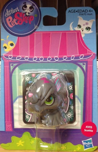 Littlest Pet Shop Perro Scottie Terrier #3113 Sin Caja (Usado)