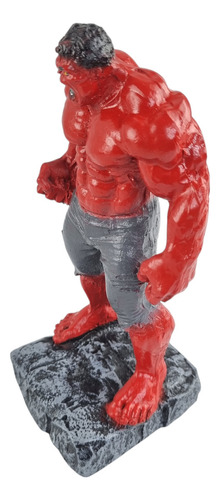 Boneco Hulk Vermelho Marvel Decoração 18cm Presente