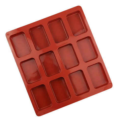 Topqinfengyue Mini Moldes De Silicona Para Pan, 12 Cavidades