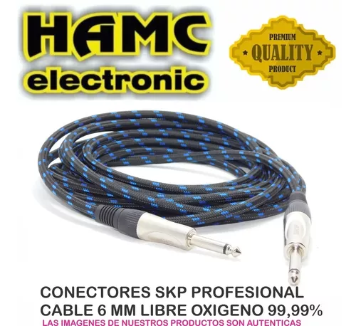 Cable Para Guitarra Electrica Plug Hamc 5 Metros Oferta