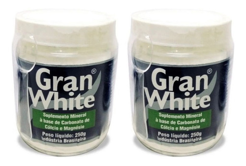 Gran White Em Pó - Kit De 2 Unidades (250g Em Cada)