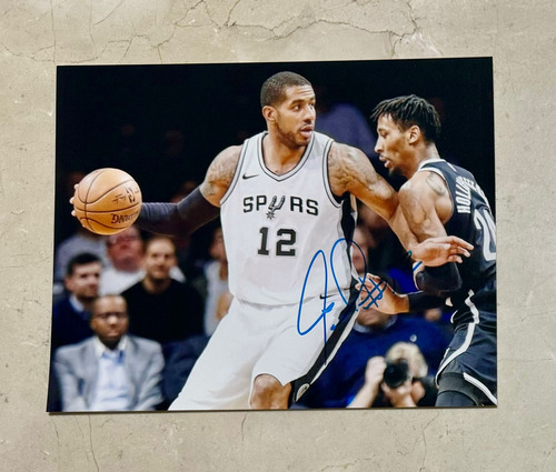 Foto Firmada Lamarcus Aldridge San Antonio Spurs Blazers Net