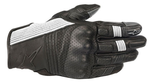 Guante Moto Cuero Perforado Mustang V2 Alpinestars Talle Xl