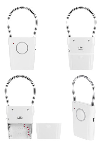 Alarma Puerta 120db Kanayu 4pcs Seguridad Hogar, Gris