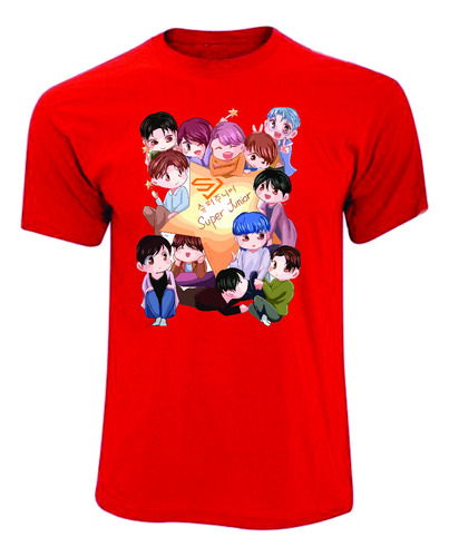 Camisetas Grupo Musical Super Junior Integrantes Kpop