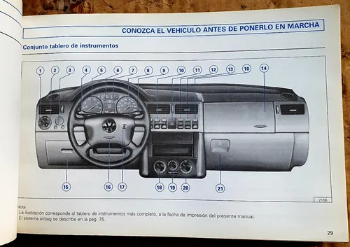 Manual Usuario Propietario Vw Gol Country Mod. 200. Original